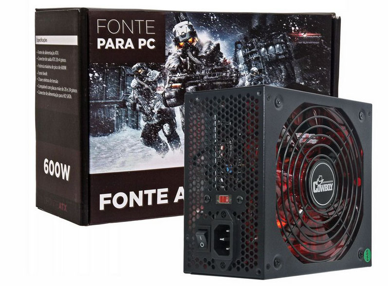 Clique Aqui para Comprar Fonte ATX 600W para PC